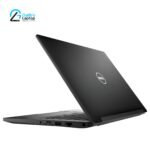 Slim design Dell Latitude 7490 showing sunset wallpaper and trackpoint keyboard