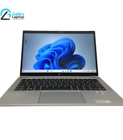 HP Elitebook 830 G7 premium used laptop with vibrant slim bezel display at Galib's Laptop