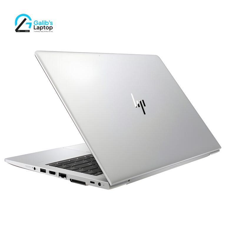Straight front view of HP Elitebook 840 G6 with 14 inch Full HD display and premium metal finish