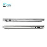 Detailed side profile of HP Elitebook 845 G9 highlighting HDMI and USB Type-C connectivity ports
