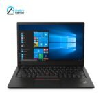 Lenovo ThinkPad X1 Carbon used laptop showing both front display and sleek back lid at Galib's Laptop