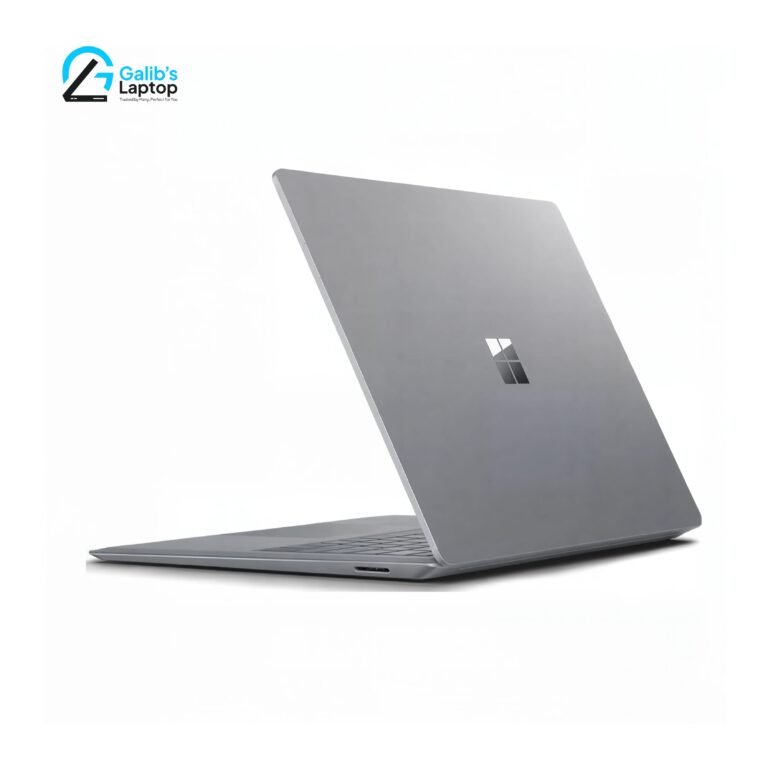 Ultra-slim side profile of Microsoft Surface Laptop 2 highlighting lightweight aluminum body and port layout
