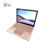 Side perspective of Microsoft Surface Laptop 4 highlighting its ultra-slim aluminum body and USB-C port