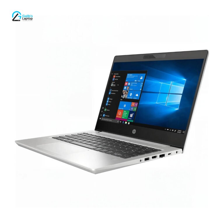 Dual angle showcase of HP EliteBook 830 G6 featuring vibrant floral display wallpaper and closed silver chassis[cite: 84]