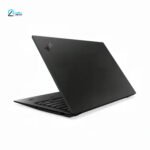Straight front view of Lenovo ThinkPad T490 with Windows 10 desktop layout and durable body condition